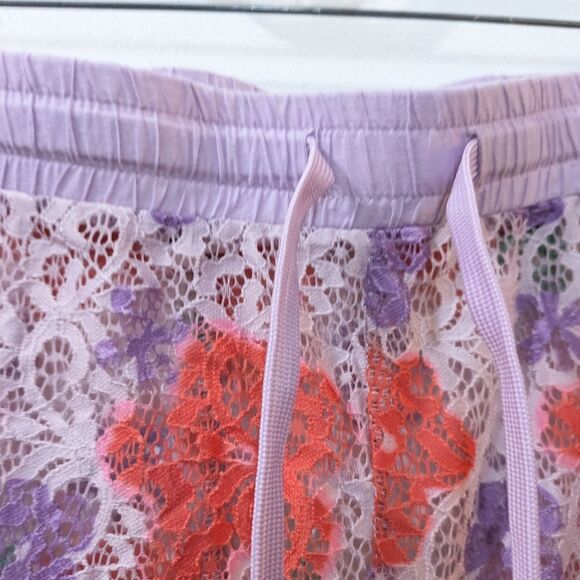 BP Floral Lace Drawstring Cover Up Pants, Women's 2X - Picture 2 of 9